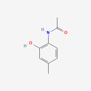 N-(2-Hydroxy-4-methylphenyl)acetamide chemical structure (CAS 13429-10-2)