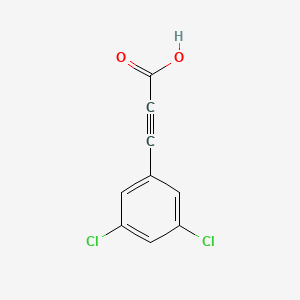 3-(3,5-Dichlorophenyl)propiolic acid chemical structure (CAS 1343152-27-1)