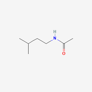N-Isopentylacetamide chemical structure (CAS 13434-12-3)