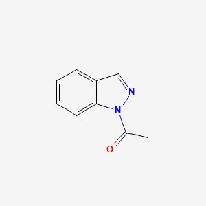 1-(1H-Indazol-1-yl)ethanone chemical structure (CAS 13436-49-2)