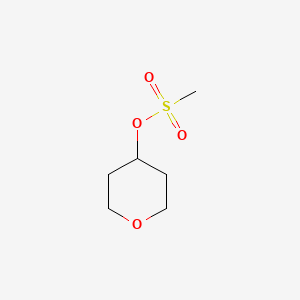 Tetrahydro-2H-pyran-4-yl methanesulfonate chemical structure (CAS 134419-59-3)