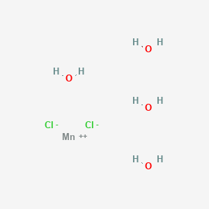 Manganese(II) chloride tetrahydrate chemical structure (CAS 13446-34-9)