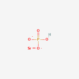 Strontium hydrogenphosphate chemical structure (CAS 13450-99-2)