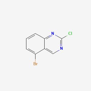 5-Bromo-2-chloroquinazoline chemical structure (CAS 134517-33-2)