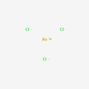 Gold(III) chloride chemical structure (CAS 13453-07-1)