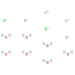 Lithium metaborate chemical structure (CAS 13453-69-5)
