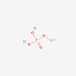 Lithium dihydrogenphosphate chemical structure (CAS 13453-80-0)