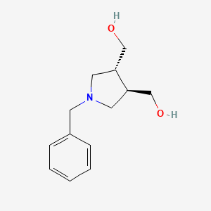 Trans-(1-Benzylpyrrolidine-3,4-diyl)dimethanol chemical structure (CAS 1345831-65-3)