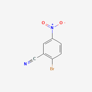 1-Cyano-2-bromo-5-nitrobenzene chemical structure (CAS 134604-07-2)