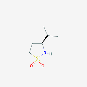 (S)-3-Isopropylisothiazolidine 1,1-dioxide chemical structure (CAS 1346123-11-2)