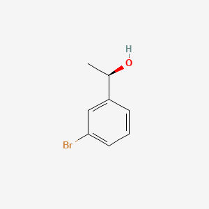 (R)-3-Bromo-alpha-methylbenzyl Alcohol chemical structure (CAS 134615-24-0)