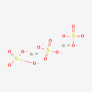 Indium(III) sulfate chemical structure (CAS 13464-82-9)