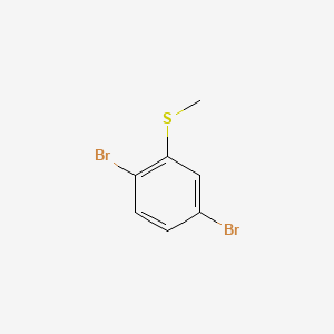 2,5-Dibromothioanisole chemical structure (CAS 134646-03-0)