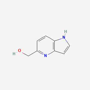 (1H-Pyrrolo[3,2-b]pyridin-5-yl)methanol chemical structure (CAS 1346569-67-2)