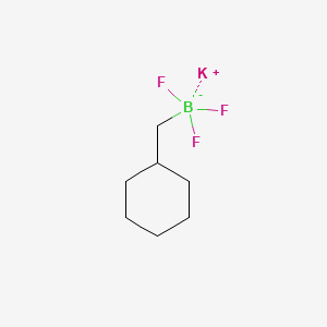 Potassium (cyclohexylmethyl)trifluoroborate chemical structure (CAS 1346647-18-4)