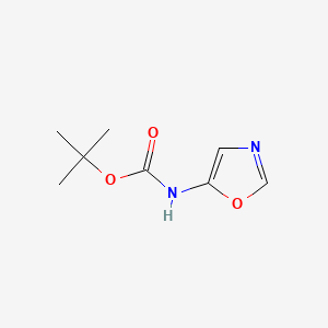 tert-Butyl oxazol-5-ylcarbamate chemical structure (CAS 1346809-07-1)