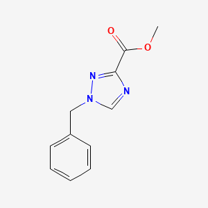 Methyl 1-benzyl-1H-1,2,4-triazole-3-carboxylate chemical structure (CAS 1346809-15-1)