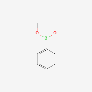Dimethyl phenylboronate chemical structure (CAS 13471-35-7)