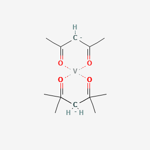 Vanadium(III) acetylacetonate chemical structure (CAS 13476-99-8)
