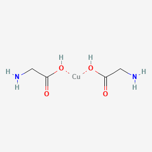 Bis(2-aminoacetoxy)copper chemical structure (CAS 13479-54-4)