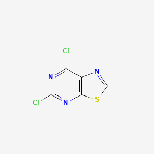 5,7-Dichlorothiazolo[5,4-d]pyrimidine chemical structure (CAS 13479-88-4)