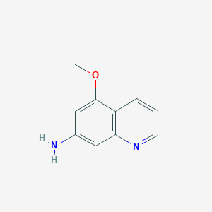 5-Methoxyquinolin-7-amine chemical structure (CAS 1348270-91-6)