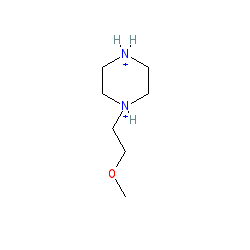 1-(2-Methoxyethyl)piperazine chemical structure (CAS 13484-40-7)