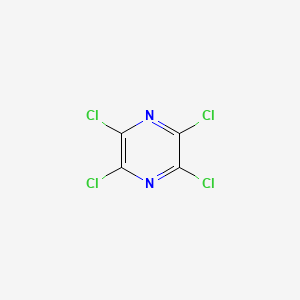 Perchloropyrazine chemical structure (CAS 13484-50-9)