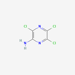 3,5,6-Trichloropyrazin-2-amine chemical structure (CAS 13484-51-0)