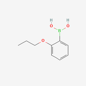2-Propoxyphenylboronic acid chemical structure (CAS 134896-34-7)