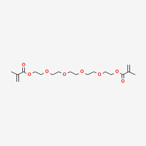 3,6,9,12-Tetraoxatetradecane-1,14-diyl bis(2-methylacrylate) chemical structure (CAS 13497-24-0)