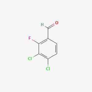 3,4-Dichloro-2-fluorobenzaldehyde chemical structure (CAS 1349718-54-2)