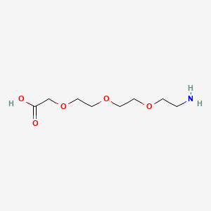 2-(2-(2-(2-Aminoethoxy)ethoxy)ethoxy)acetic acid chemical structure (CAS 134978-99-7)