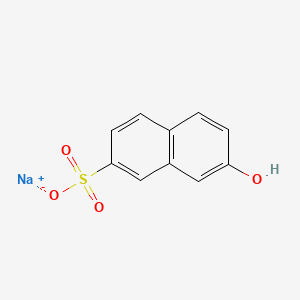 Sodium 2-naphthol-7-sulfonate chemical structure (CAS 135-55-7)