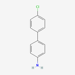 4'-Chloro-[1,1'-biphenyl]-4-amine chemical structure (CAS 135-68-2)