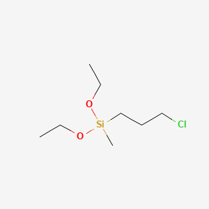 (3-Chloropropyl)diethoxy(methyl)silane chemical structure (CAS 13501-76-3)