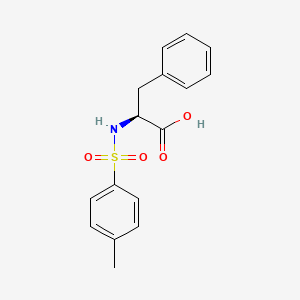 (S)-2-(4-Methylphenylsulfonamido)-3-phenylpropanoic acid chemical structure (CAS 13505-32-3)