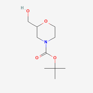 4-Boc-2-Hydroxymethylmorpholine chemical structure (CAS 135065-69-9)
