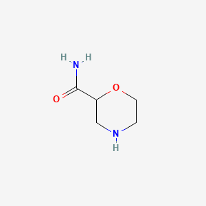 Morpholine-2-carboxamide chemical structure (CAS 135072-13-8)