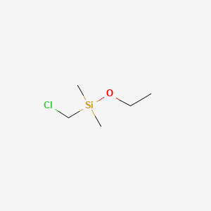 (Chloromethyl)(ethoxy)dimethylsilane chemical structure (CAS 13508-53-7)