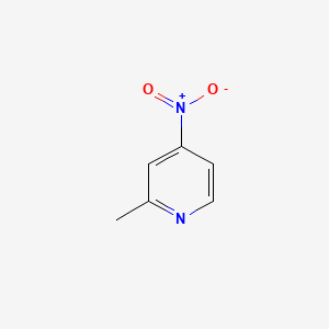 2-Methyl-4-nitropyridine chemical structure (CAS 13508-96-8)