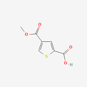 4-(Methoxycarbonyl)thiophene-2-carboxylic acid chemical structure (CAS 135080-15-8)