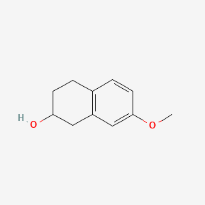 7-Methoxy-1,2,3,4-tetrahydronaphthalen-2-ol chemical structure (CAS 13511-60-9)