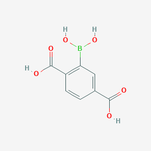 2-Boronoterephthalic acid chemical structure (CAS 1351221-58-3)