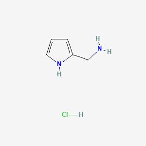 (1H-Pyrrol-2-yl)methanamine hydrochloride chemical structure (CAS 1351479-09-8)