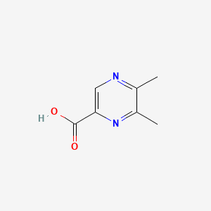5,6-Dimethylpyrazine-2-carboxylic acid chemical structure (CAS 13515-06-5)