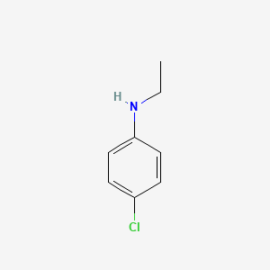 4-Chloro-N-ethylaniline chemical structure (CAS 13519-75-0)