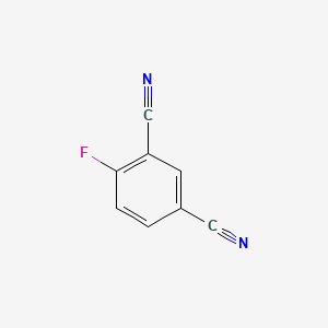 4-Fluoroisophthalonitrile chemical structure (CAS 13519-90-9)
