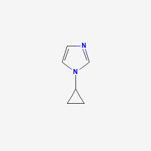 1-Cyclopropylimidazole chemical structure (CAS 135207-17-9)