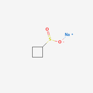 Sodium cyclobutanesulfinate chemical structure (CAS 1352077-20-3)